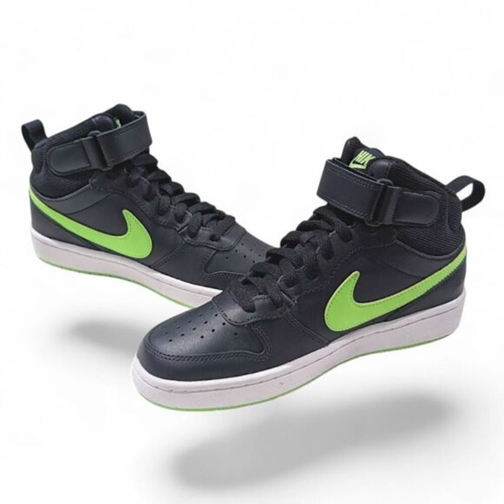 Nike Court Borough Mid 2 (GS) Dark Obsidian Boy's Sneakers-Sz 6Y NWB CD7782-403